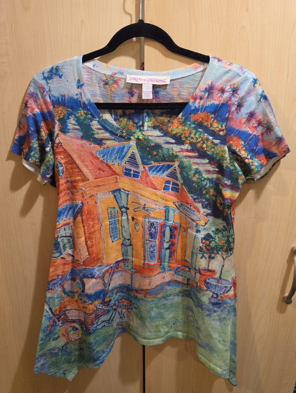 Leoma Lovegrove Tropical Painterly Print Top - Multicolor